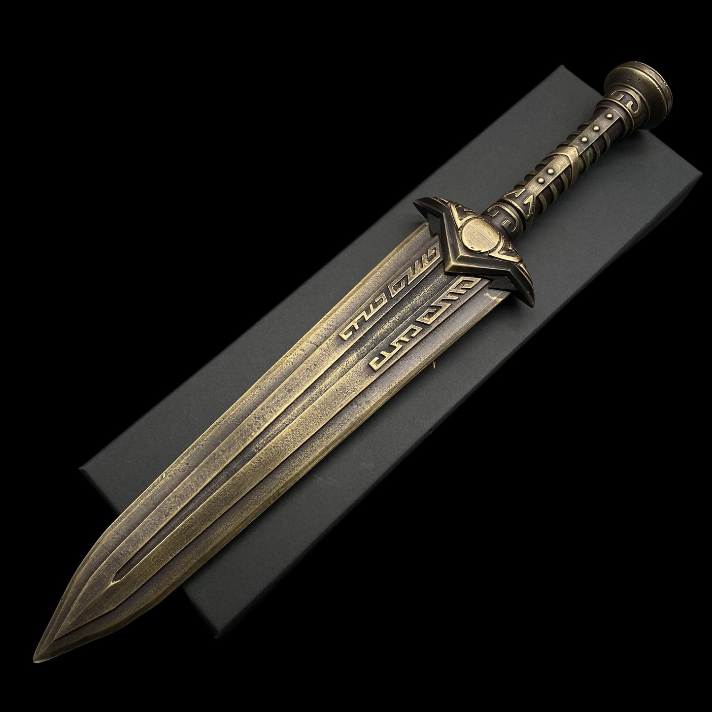 Hand-Forged Dwarven Dagger Brass Dwemer Dagger IRL