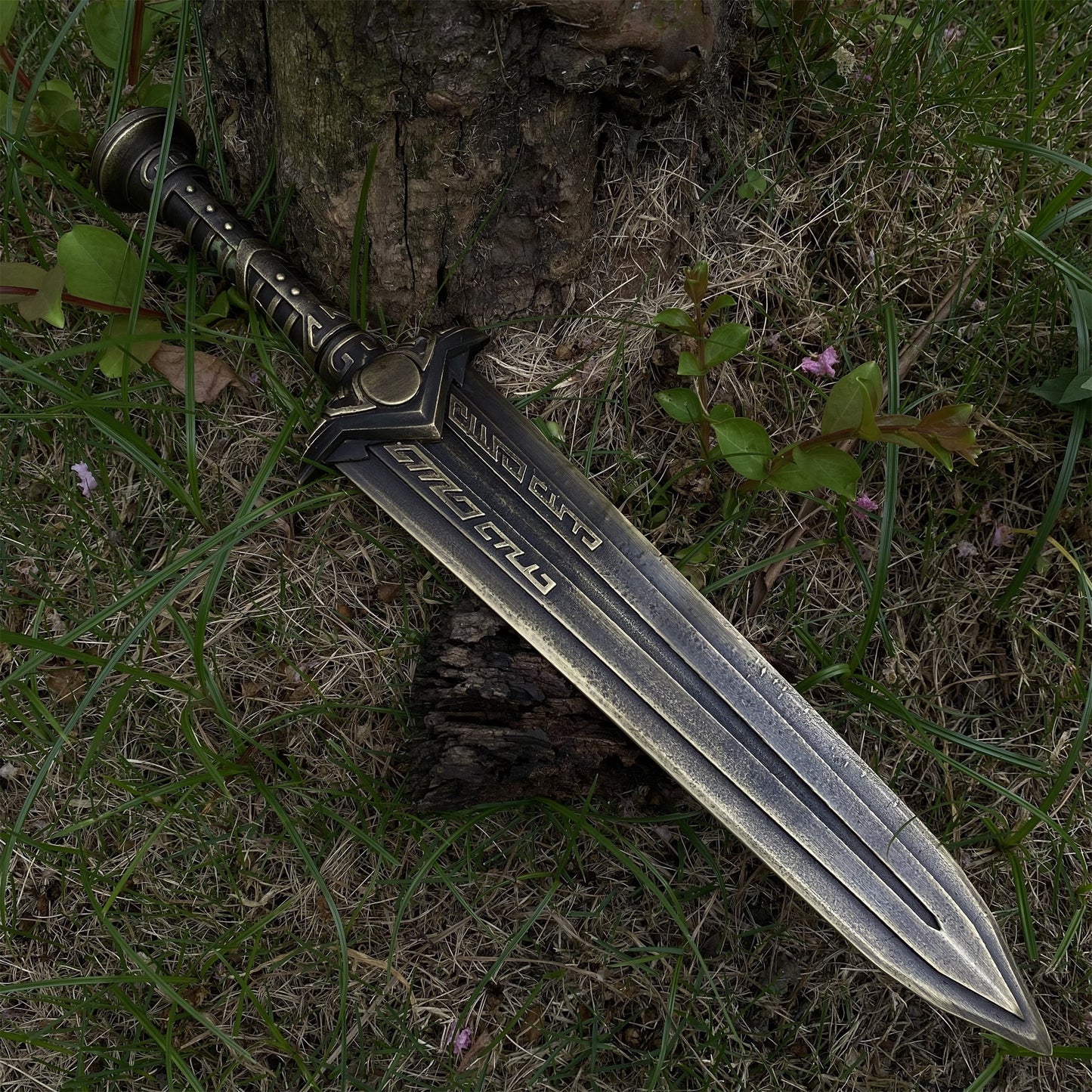 Hand-Forged Dwarven Dagger Brass Dwemer Dagger IRL