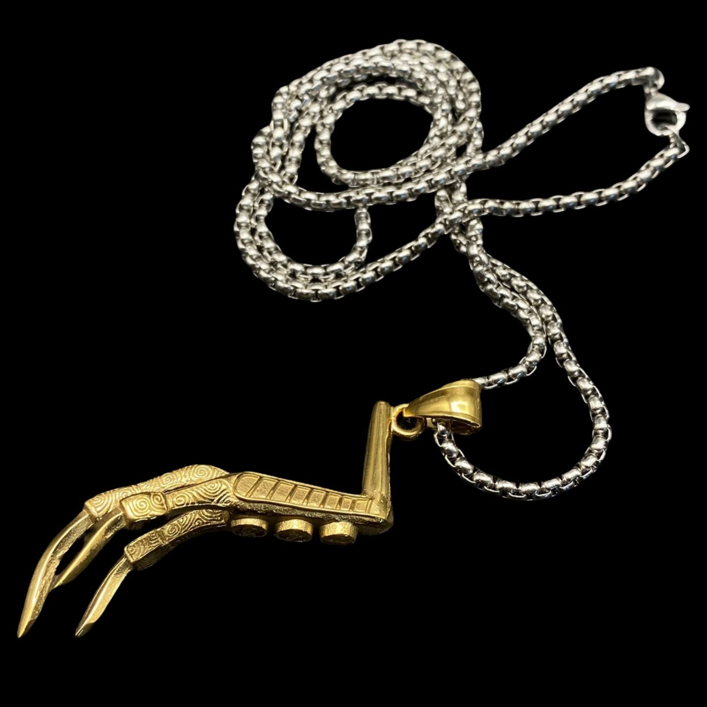 Lucan's Lucky Golden Claw Necklace