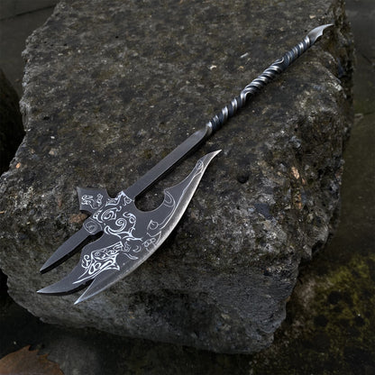 Hand-Forged Ebnoy Axe Steel Replica Letter Opener