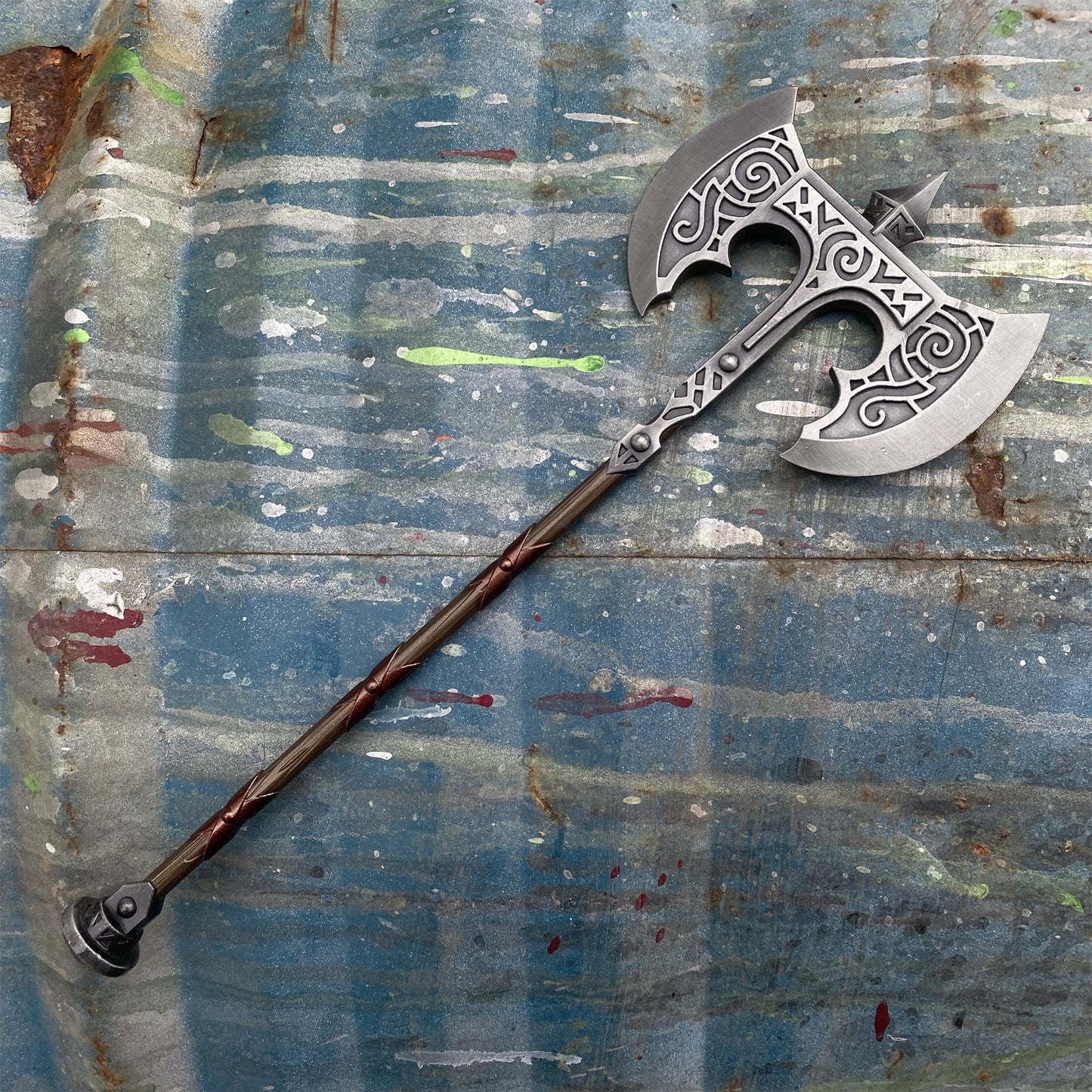 Metal Skyrim 1:6 Steel Giant Axe Miniature