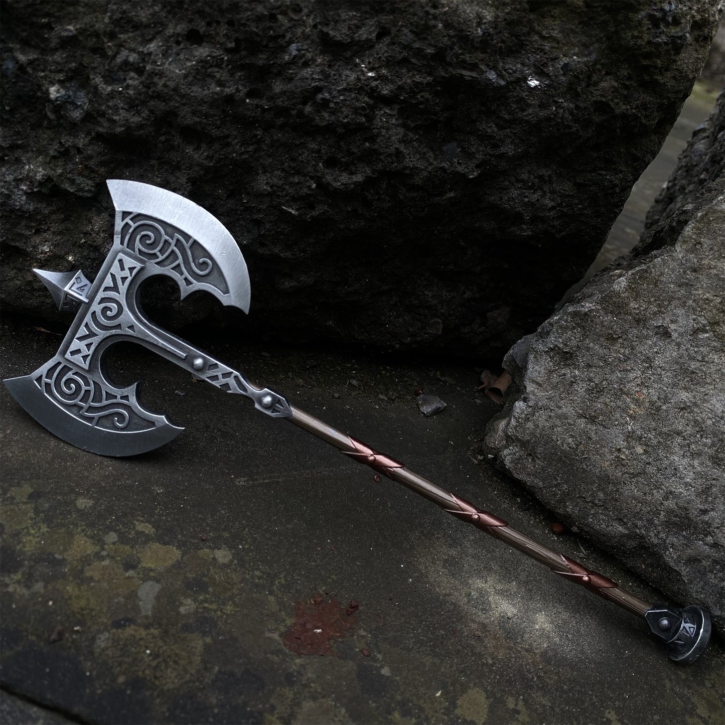 Metal Skyrim 1:6 Steel Giant Axe Miniature