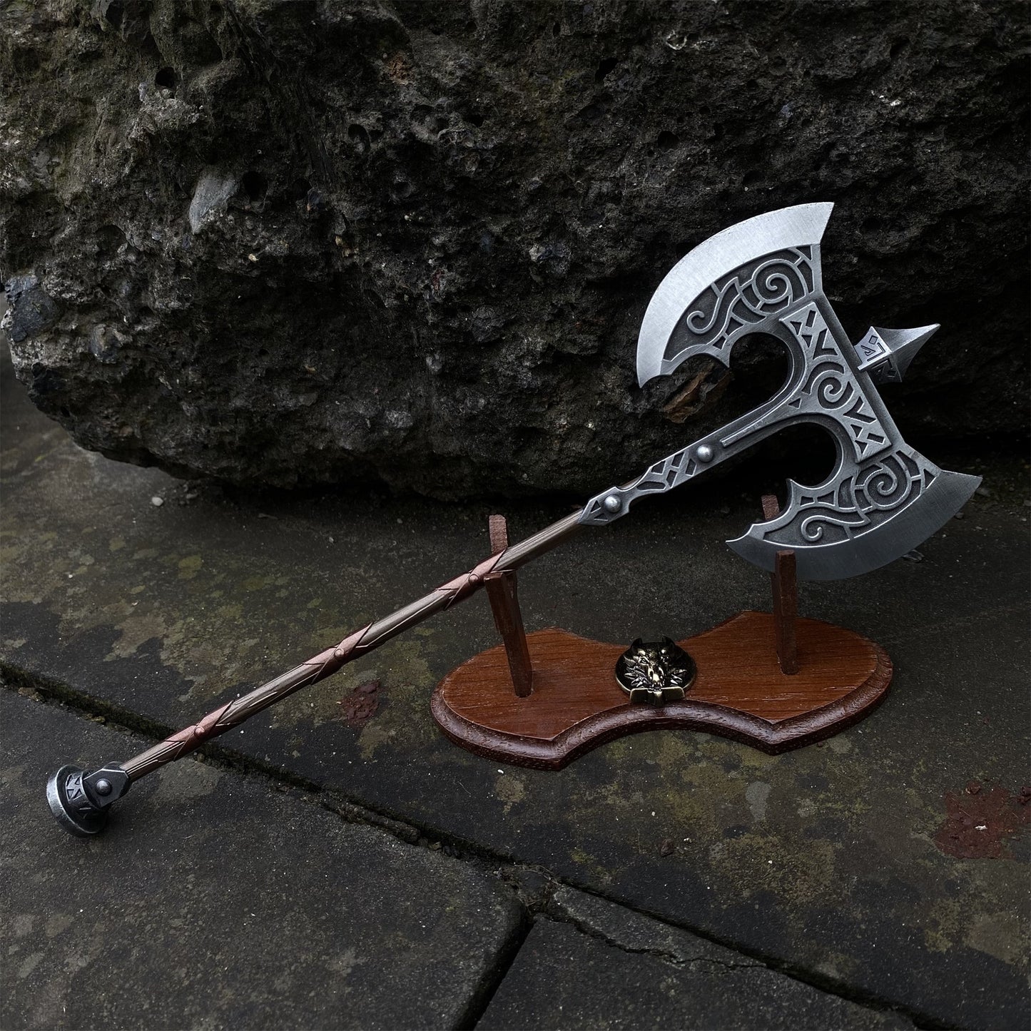 Metal Skyrim 1:6 Steel Giant Axe Miniature