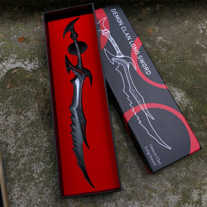 Metal Skyrim Daedric Sword Replica 1:3 Scale