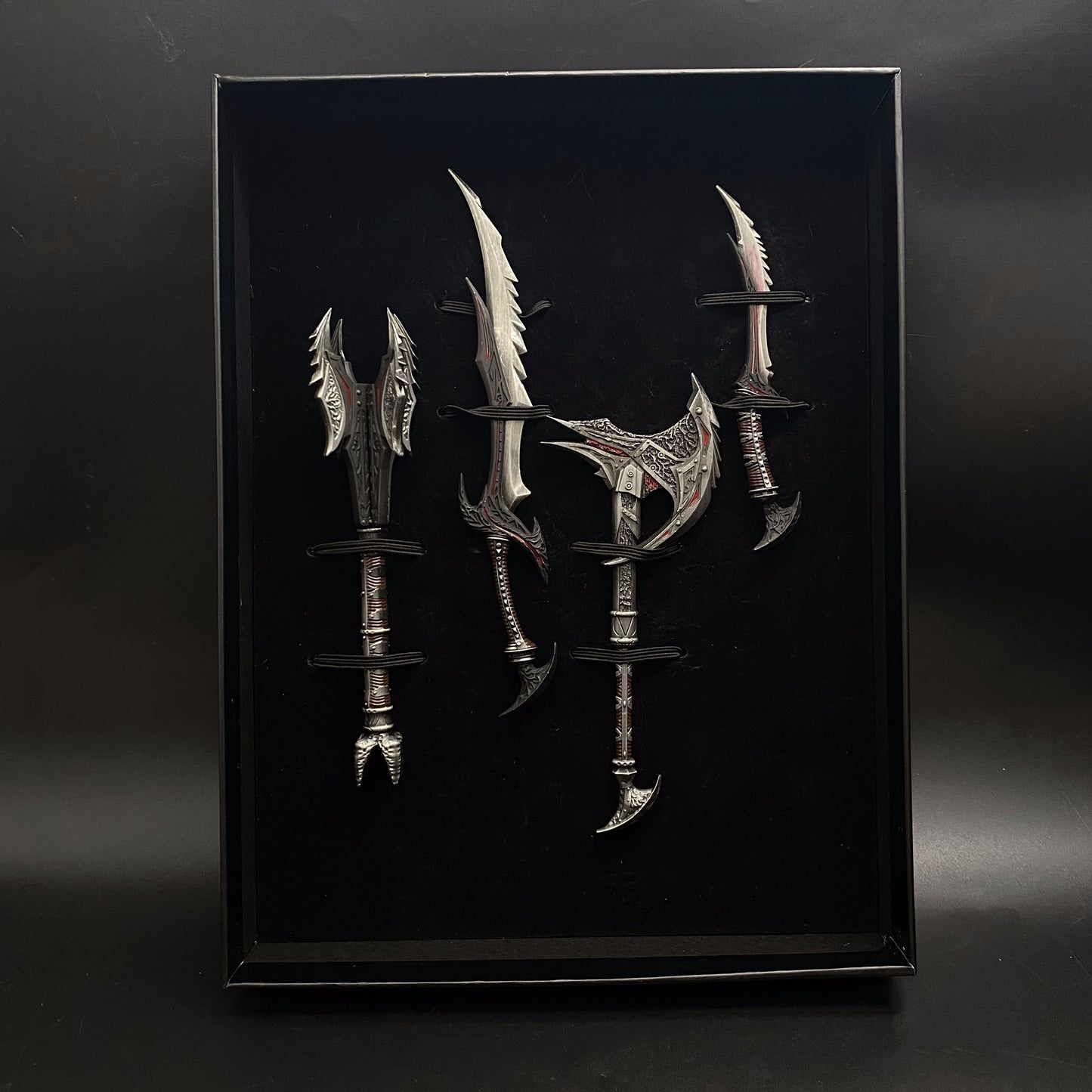 Daedric Sword Mace Axe Dagger 4 In 1 Gift Box