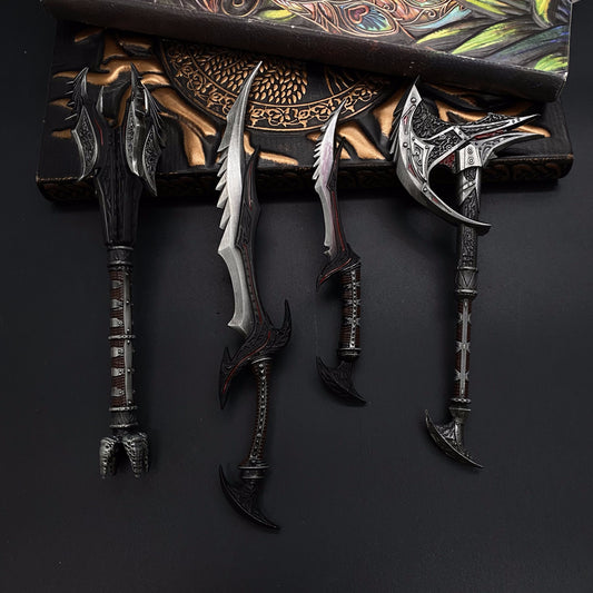 Daedric Sword Mace Axe Dagger 4 In 1 Gift Box