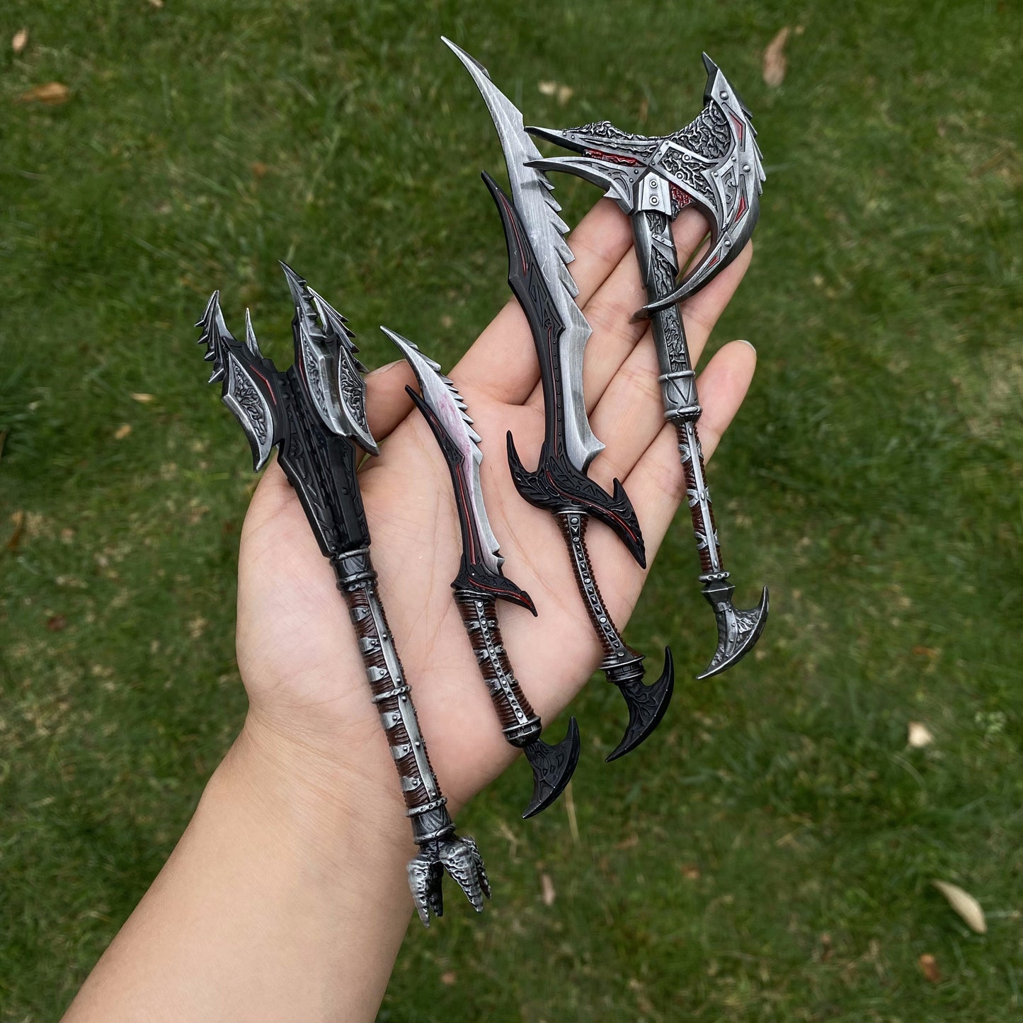 Daedric Sword Mace Axe Dagger 4 In 1 Gift Box