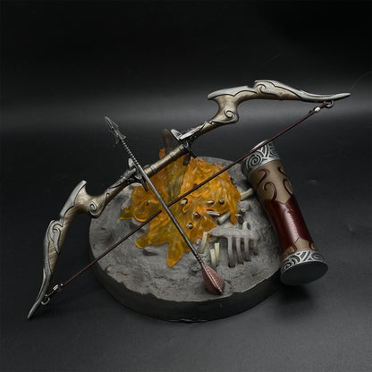 Nightingale Bow Miniature Skyrim Bow Fan Art