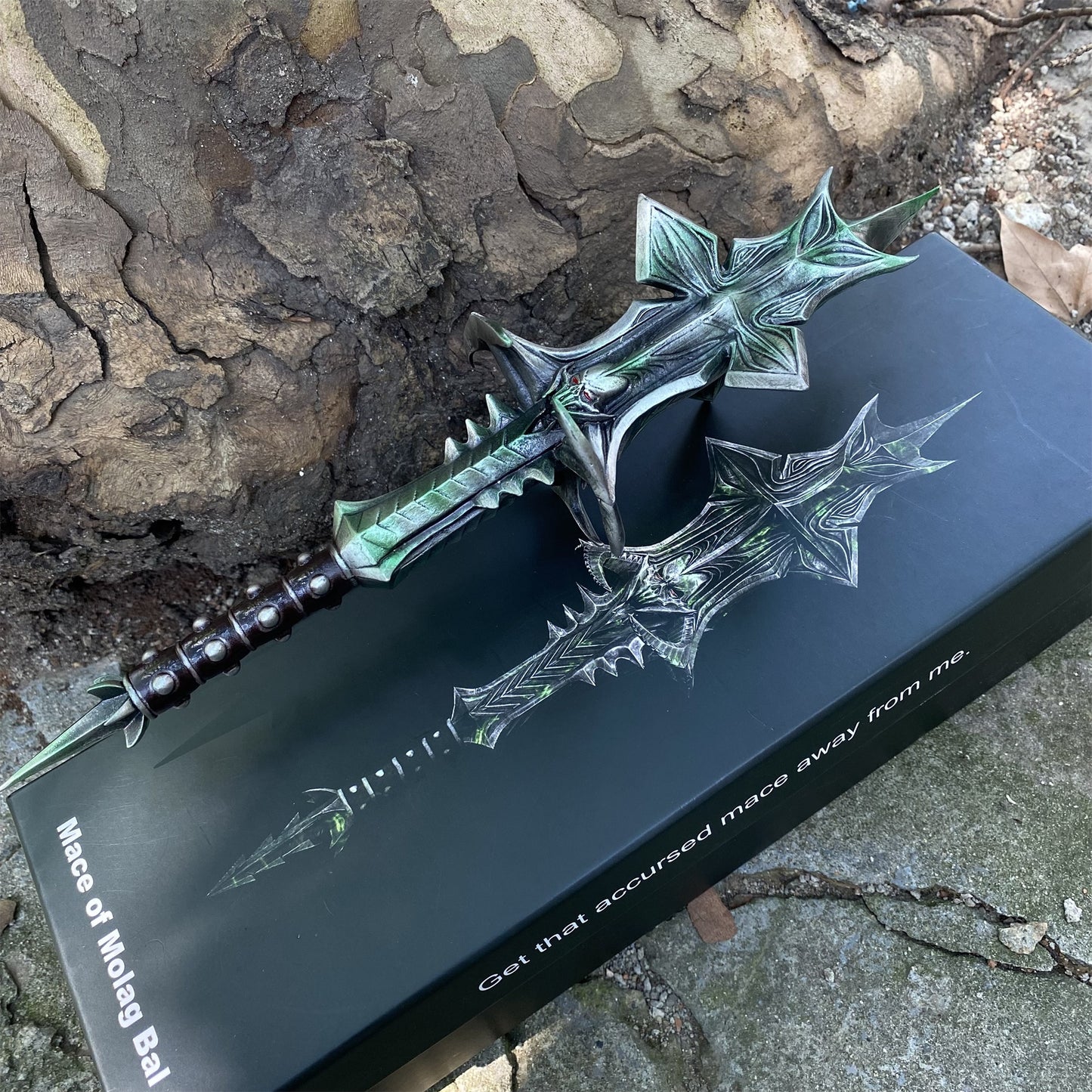 Mace Of Molag Bal Metal Art
