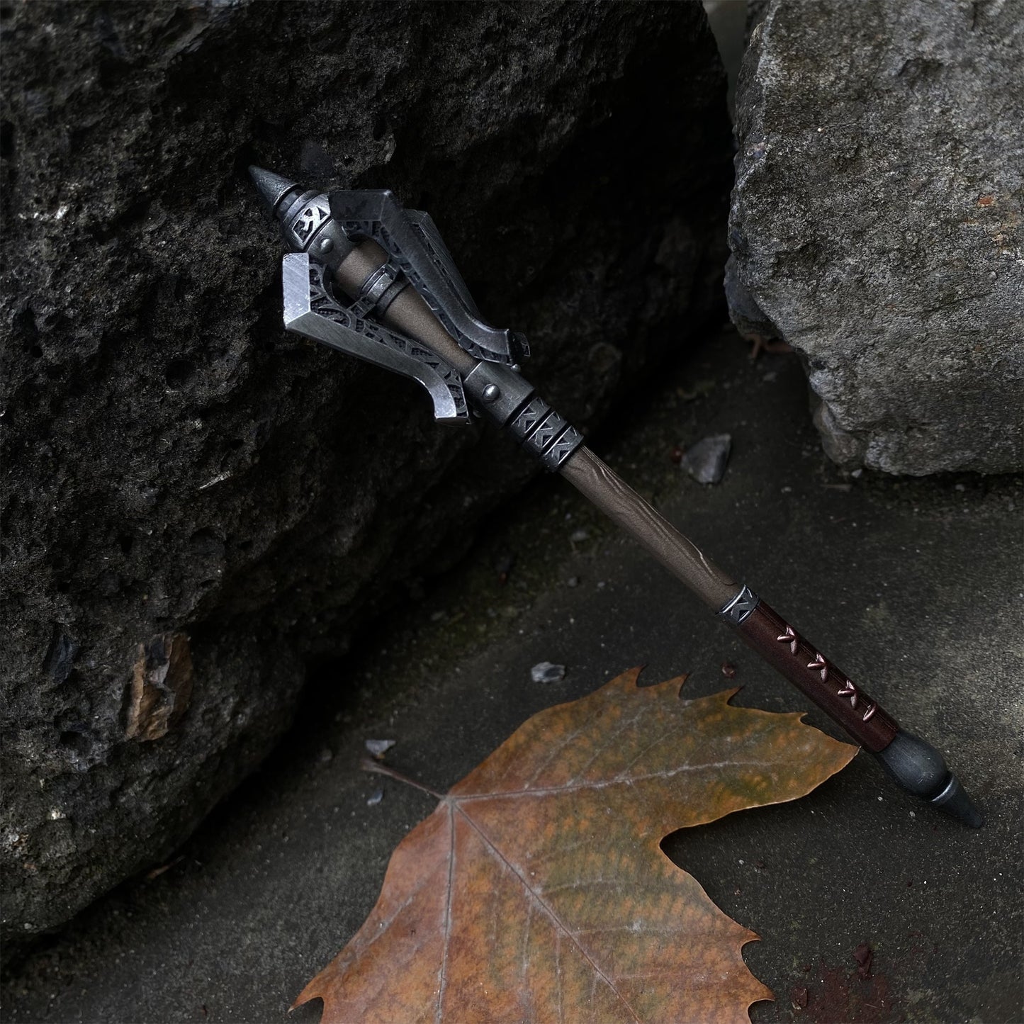 Metal One-Sixth Skyrim Steel Mace Hammer Mini Figure Weapon