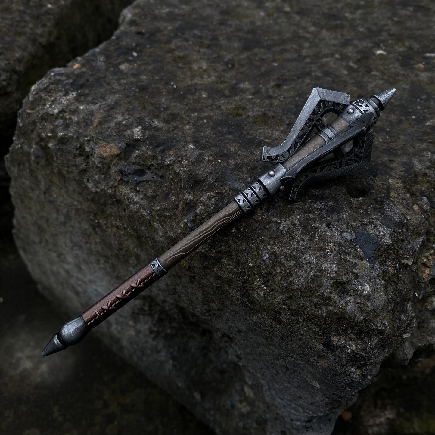 Metal One-Sixth Skyrim Steel Mace Hammer Mini Figure Weapon