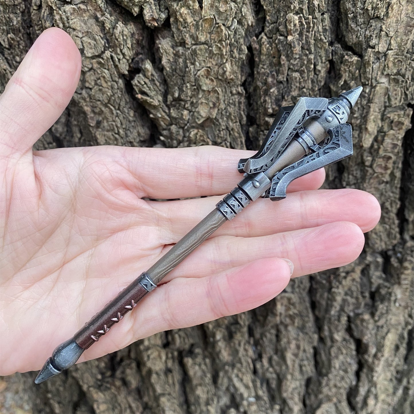 Metal One-Sixth Skyrim Steel Mace Hammer Mini Figure Weapon