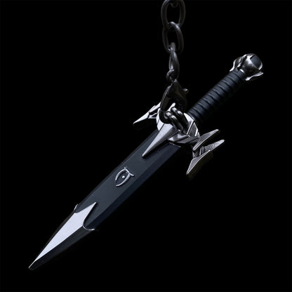 Mini Mehrunes Dagon Razor Inspired EDC Knife Keychain