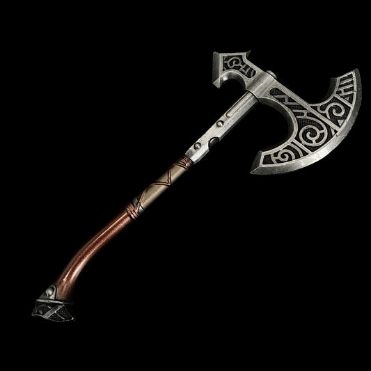 Metal One-Sixth Skyrim Skyforged Battle Axe Figure Weapon