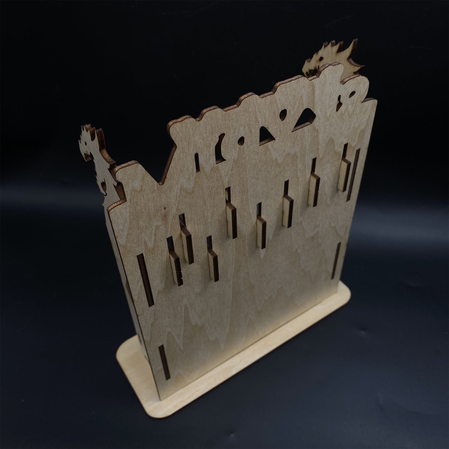 Skyrim Daedric Weapons 4 In 1 Pack With 3D Wooden Stand