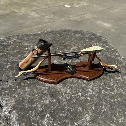 Metal 1/6 Scale Skyrim Dragon Bone Bow Miniature