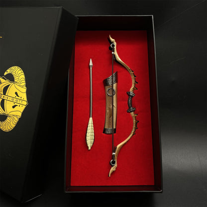 Metal 1/6 Scale Skyrim Dragon Bone Bow Miniature