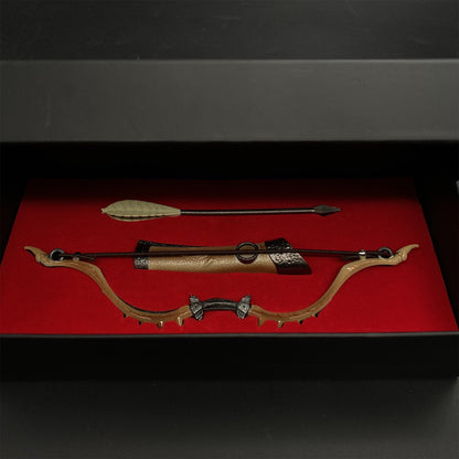 Metal 1/6 Scale Skyrim Dragon Bone Bow Miniature