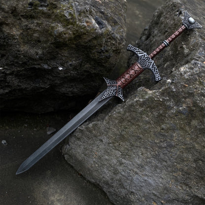 Metal 1:6 Steel Greatsword Display Art