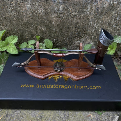 Metal 1:6 Steel Hunting Bow Miniature