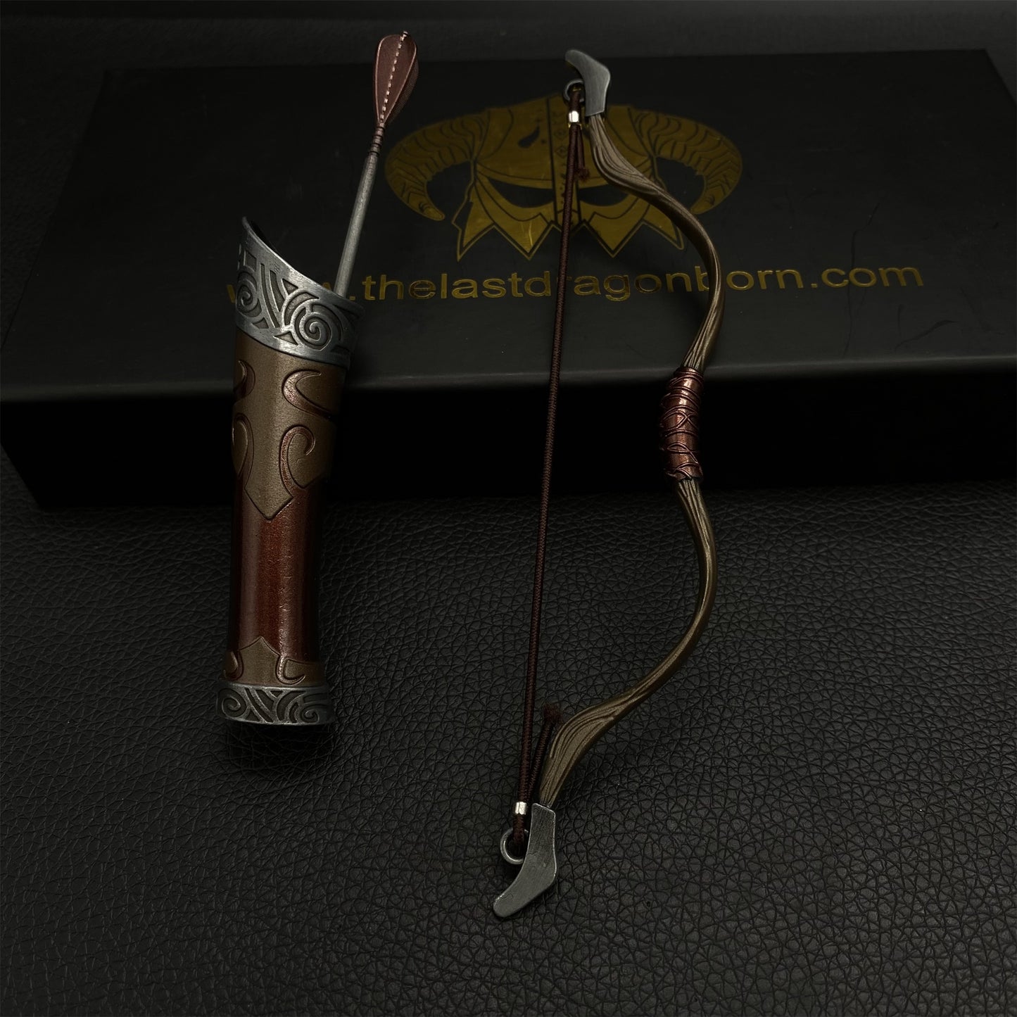 Metal 1:6 Steel Hunting Bow Miniature