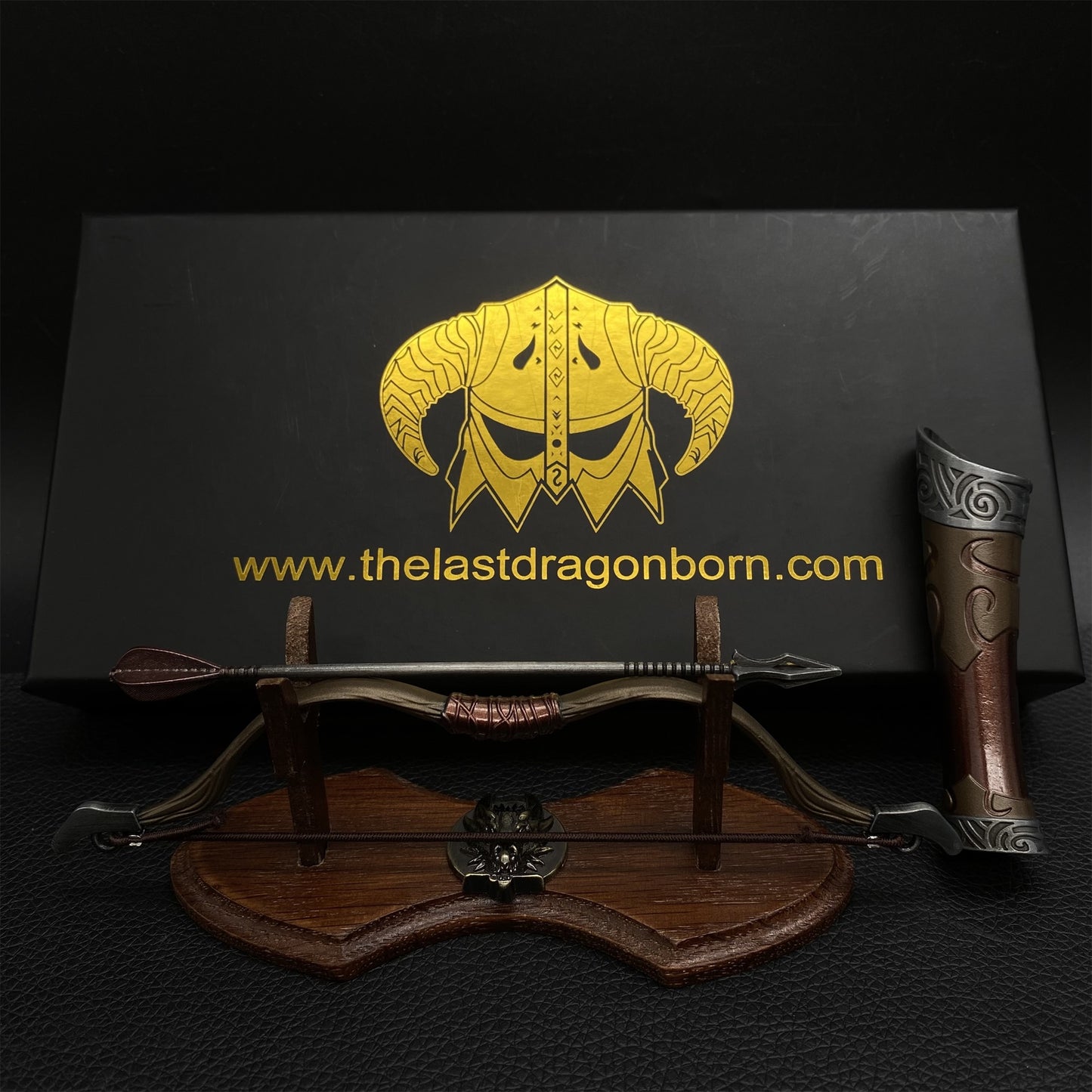 Metal 1:6 Steel Hunting Bow Miniature