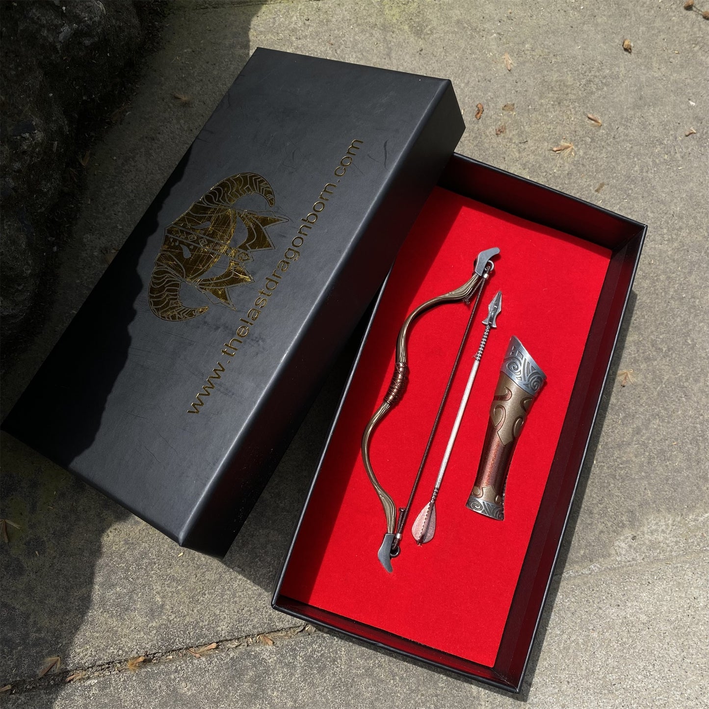 Metal 1:6 Steel Hunting Bow Miniature