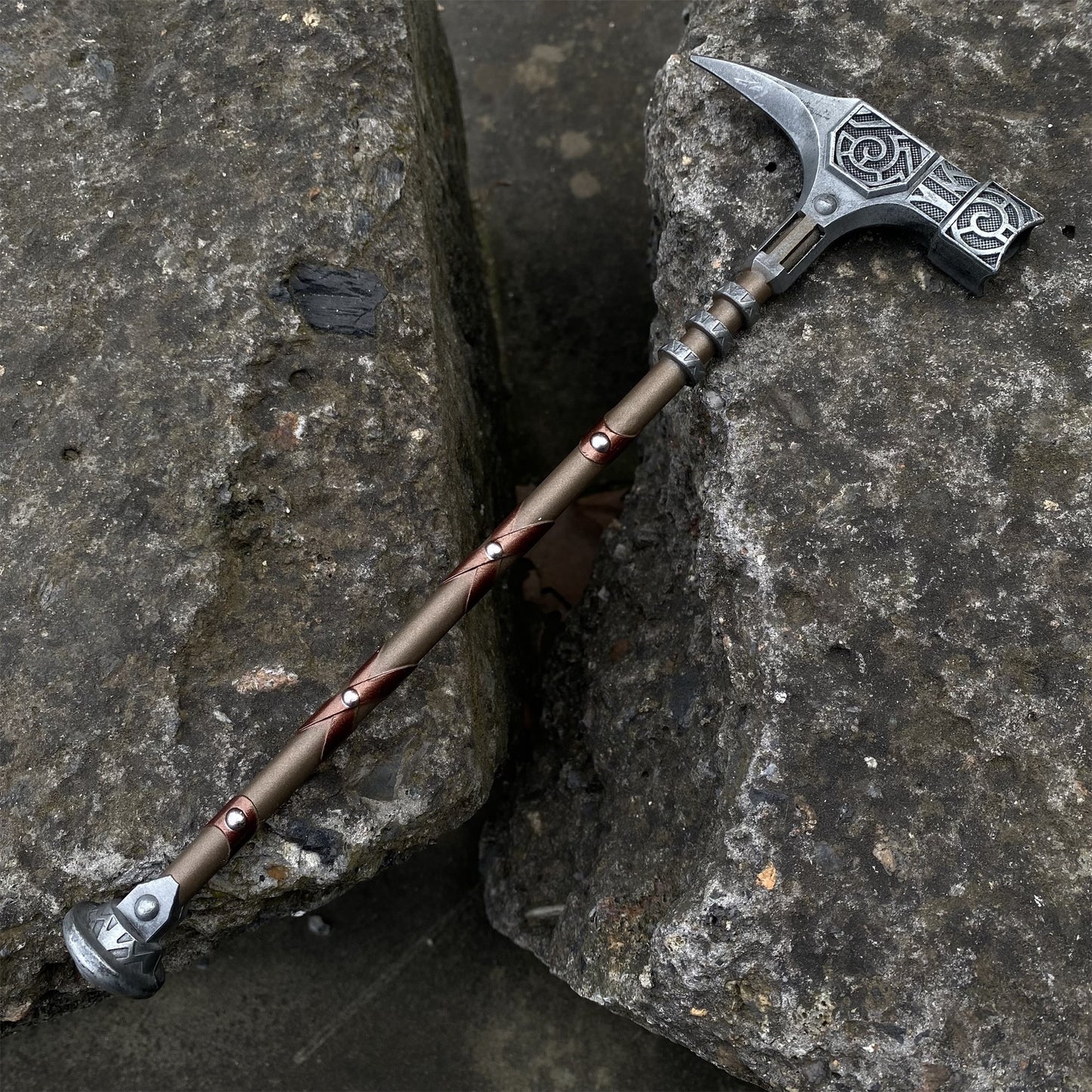 Metal 1:6 Steel War Hammer Figure Weapon Replica