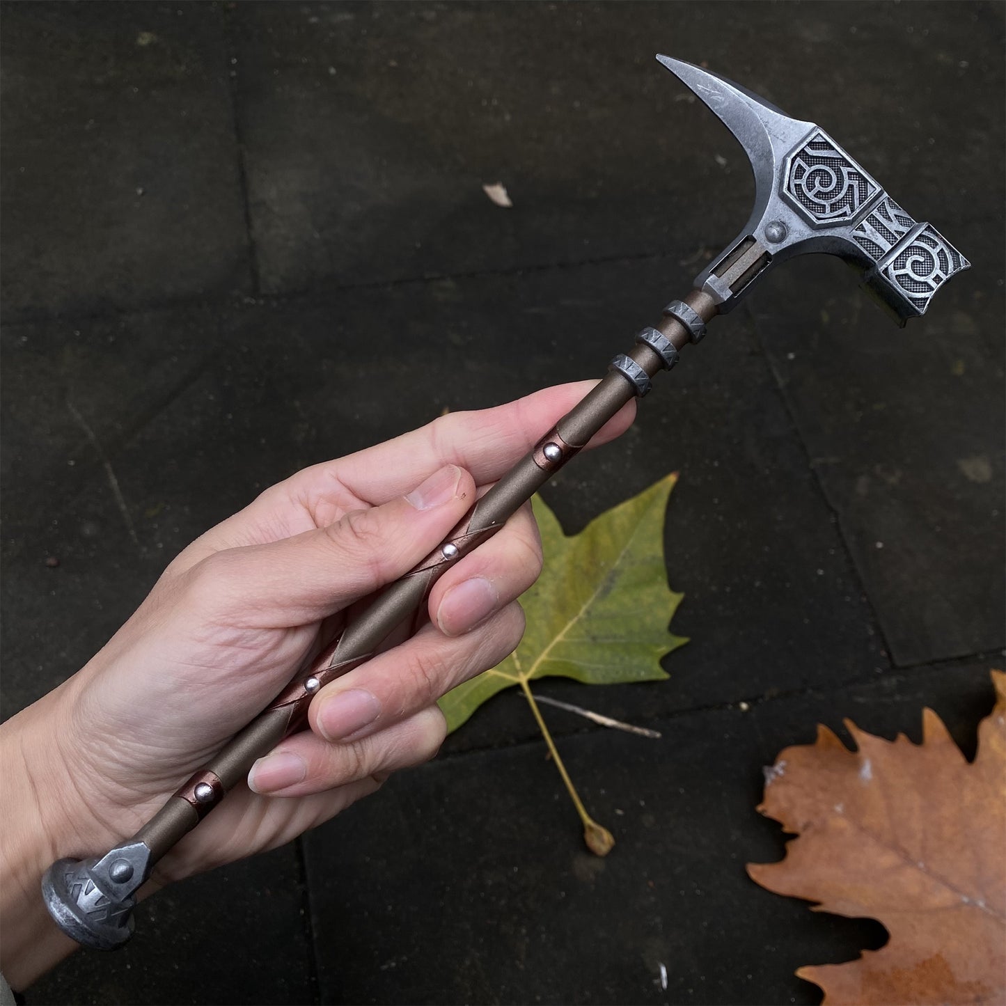 Metal Skyrim Weapons War Hammer Greatsword Giant Axe 3 In 1 Gift Box