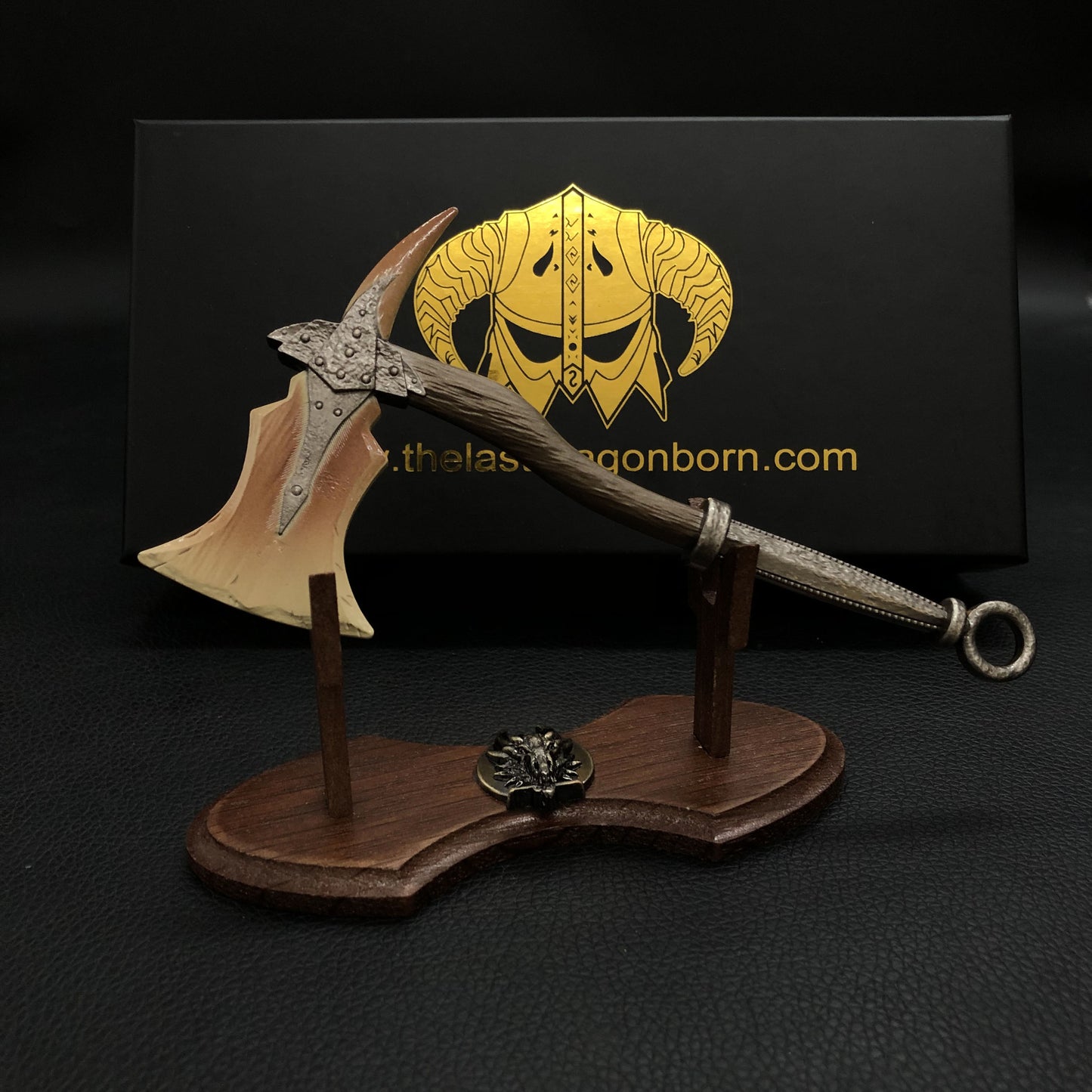 Dragonbone War Axe Metal Miniature Gift Box