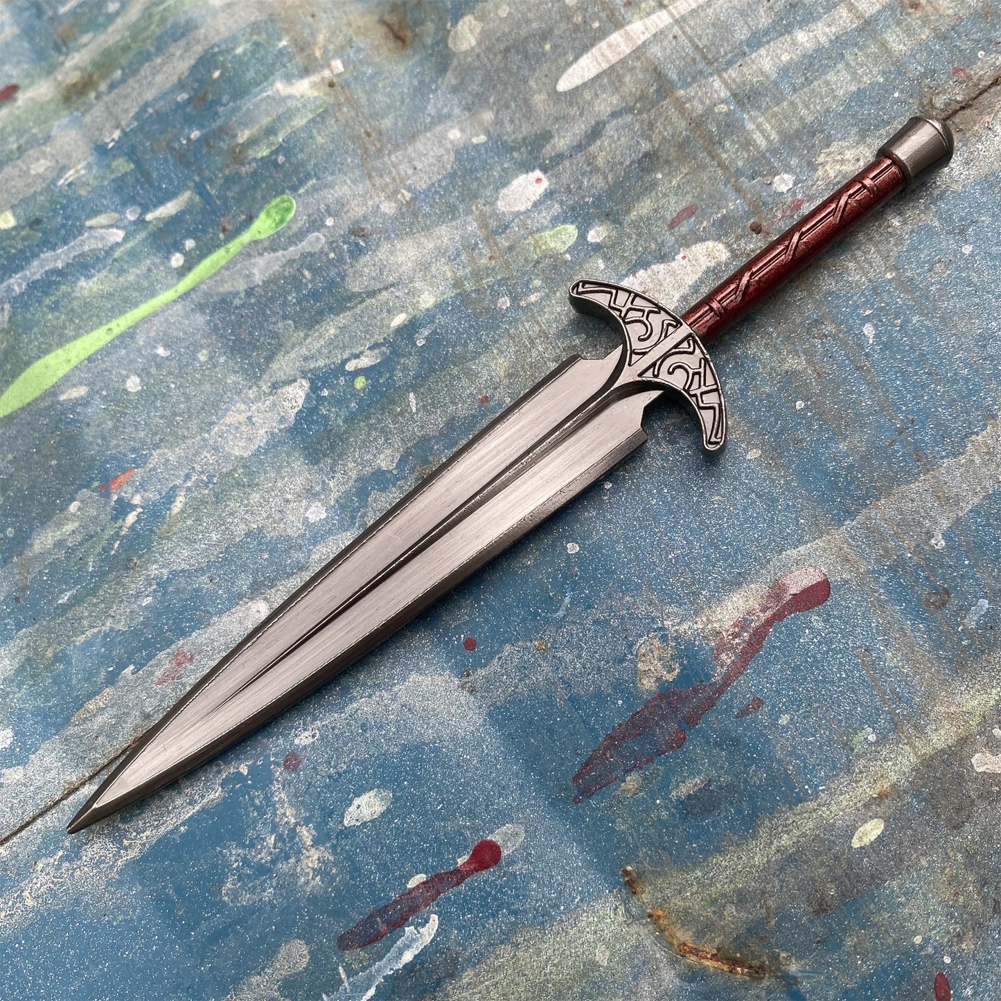 Metal One-Sixth Skyrim Steel Dagger Display Fan Art