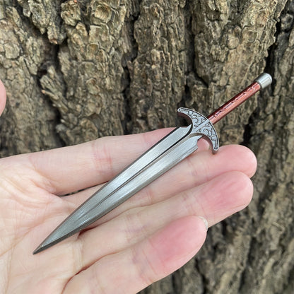 Metal One-Sixth Skyrim Steel Dagger Display Fan Art