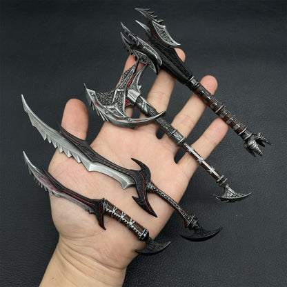 Daedric Sword Mace Axe Dagger 4 In 1 Gift Box