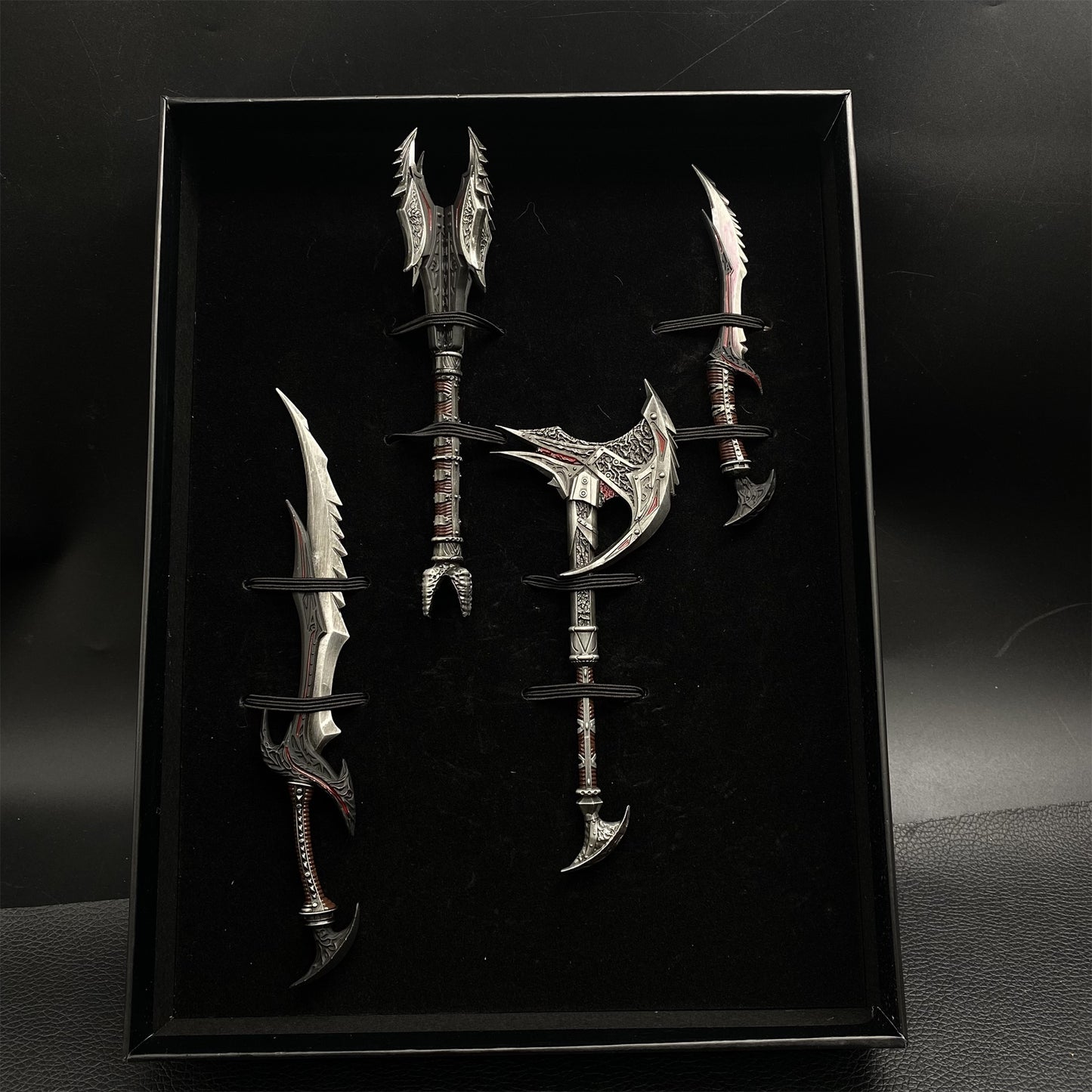 Daedric Sword Mace Axe Dagger 4 In 1 Gift Box